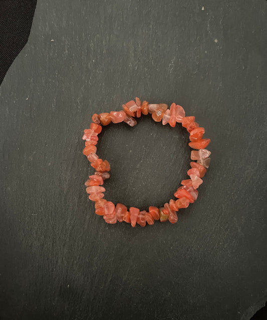 Carnelian Chip Bracelet image 1