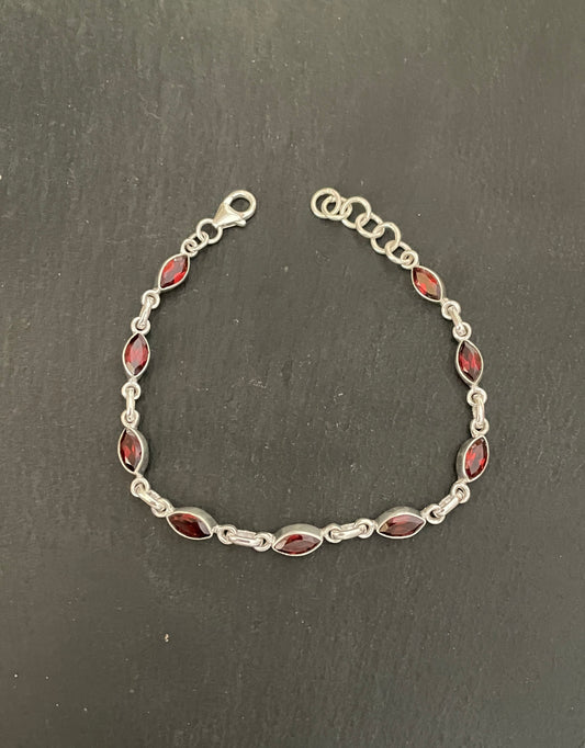 Garnet Bracelet image 1