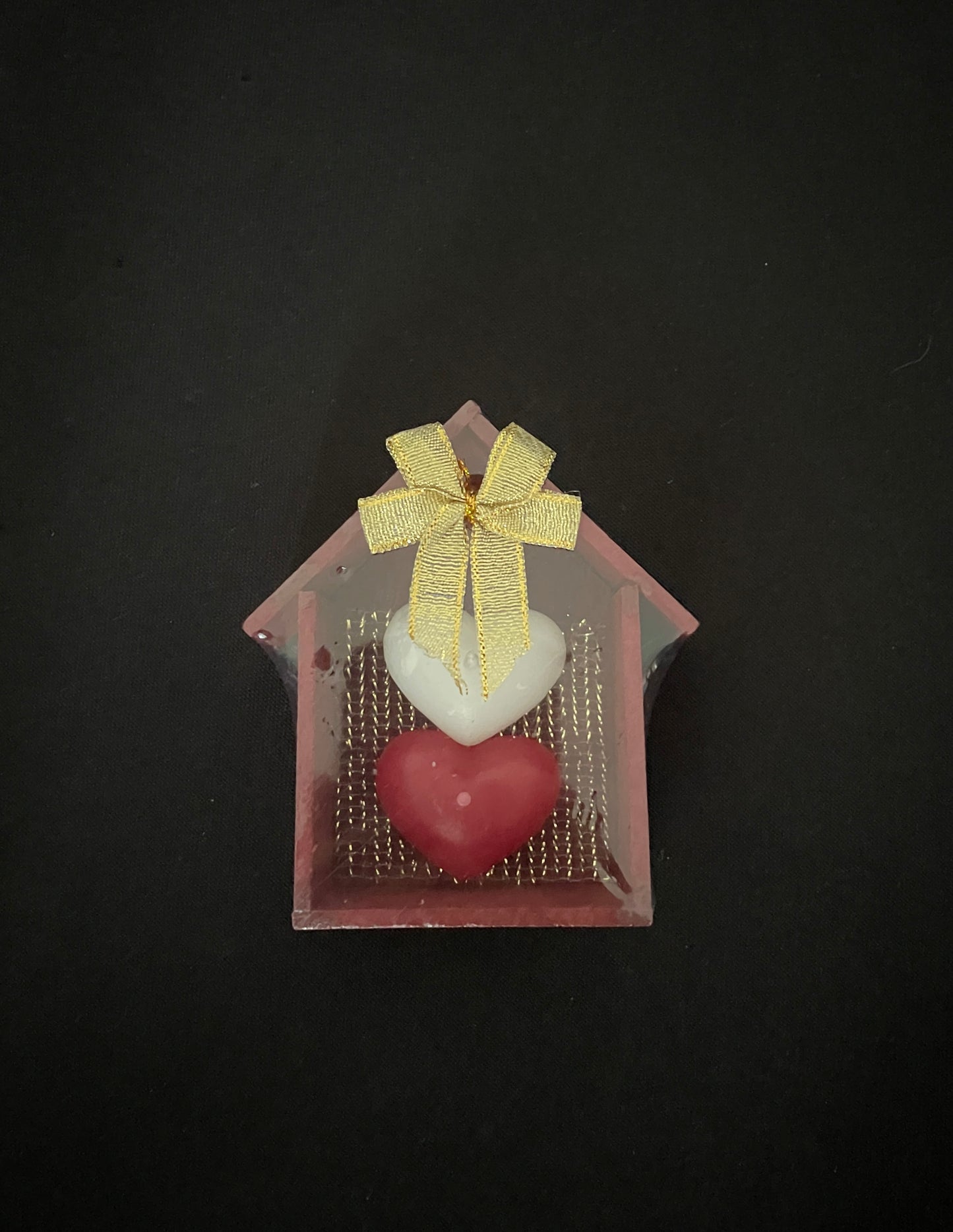 Red Heart Candle Set image 0