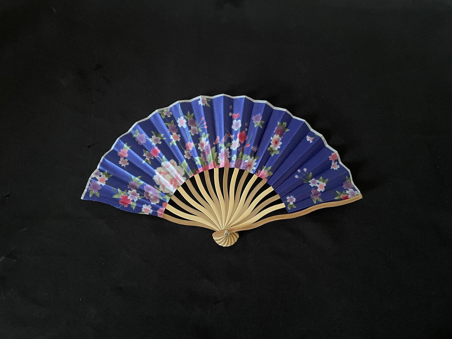 Royal Blue Handheld Fan image 0