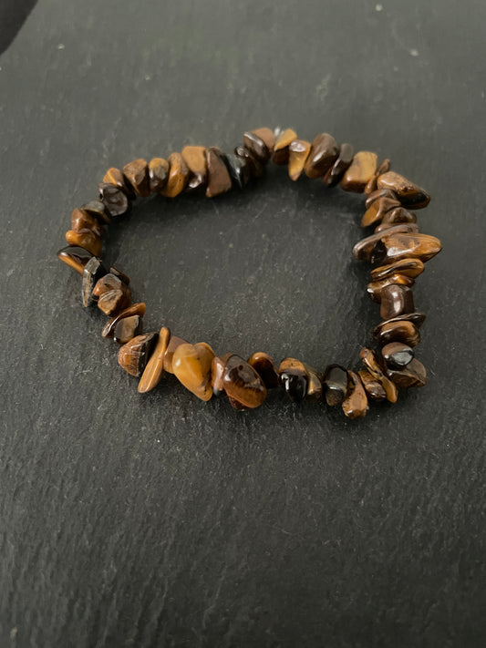 Tigers Eye Chip Bracelet image 1