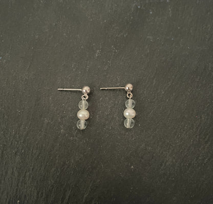 Pearl and Gemstone Earrings image 5