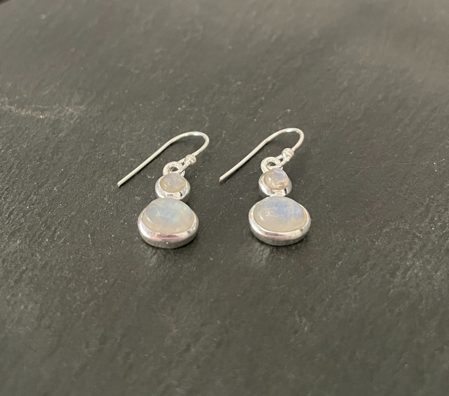 Moonstone and Silver Earrings image 1