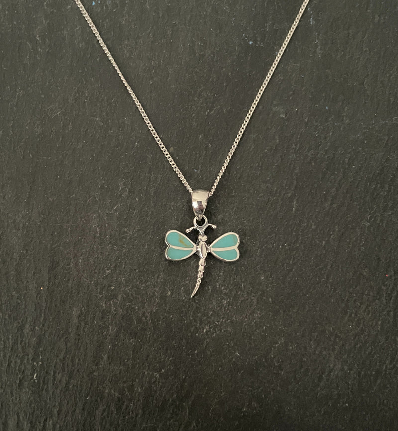 Turquoise Dragonfly Pendant image 0