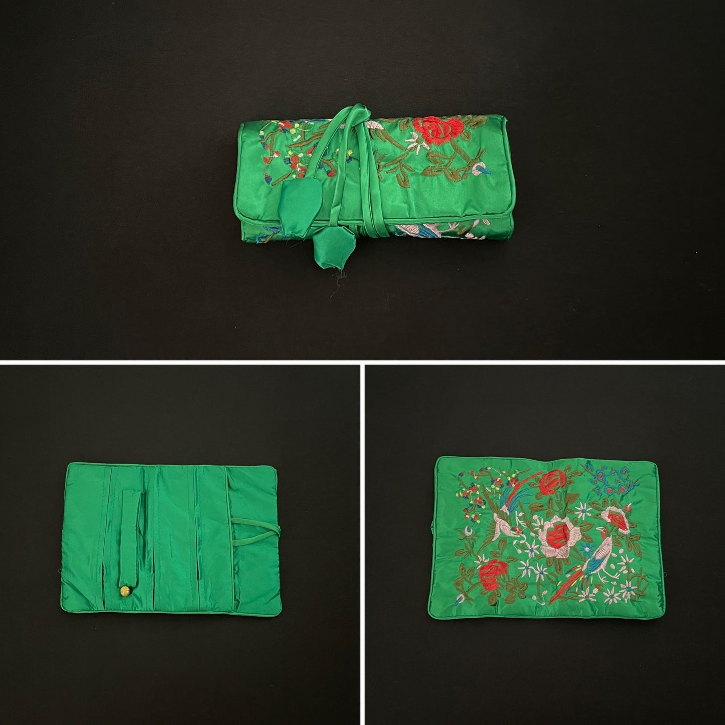 Green Flower Jewellery Wrap image 0