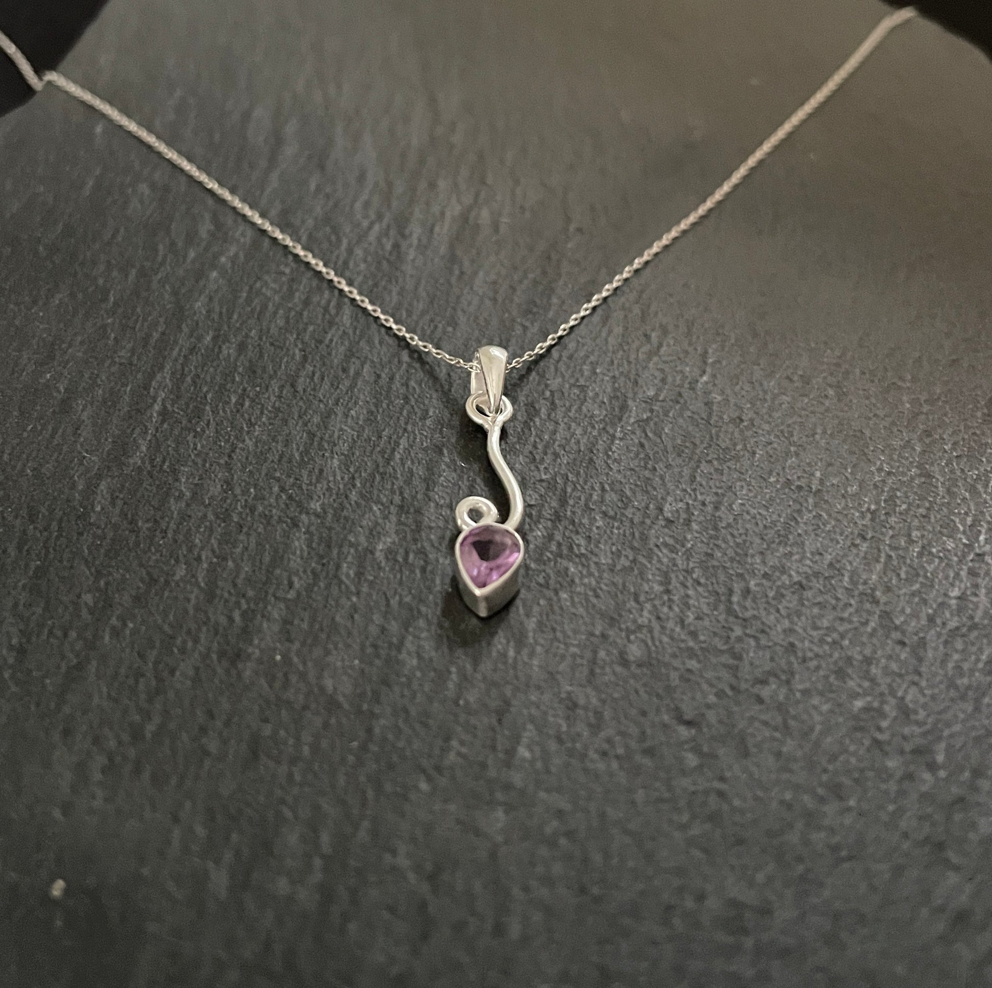 Amethyst Drop Pendant image 1
