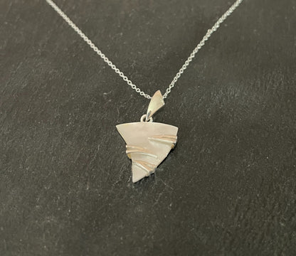 Mother of Pearl and Silver Pendant image 1