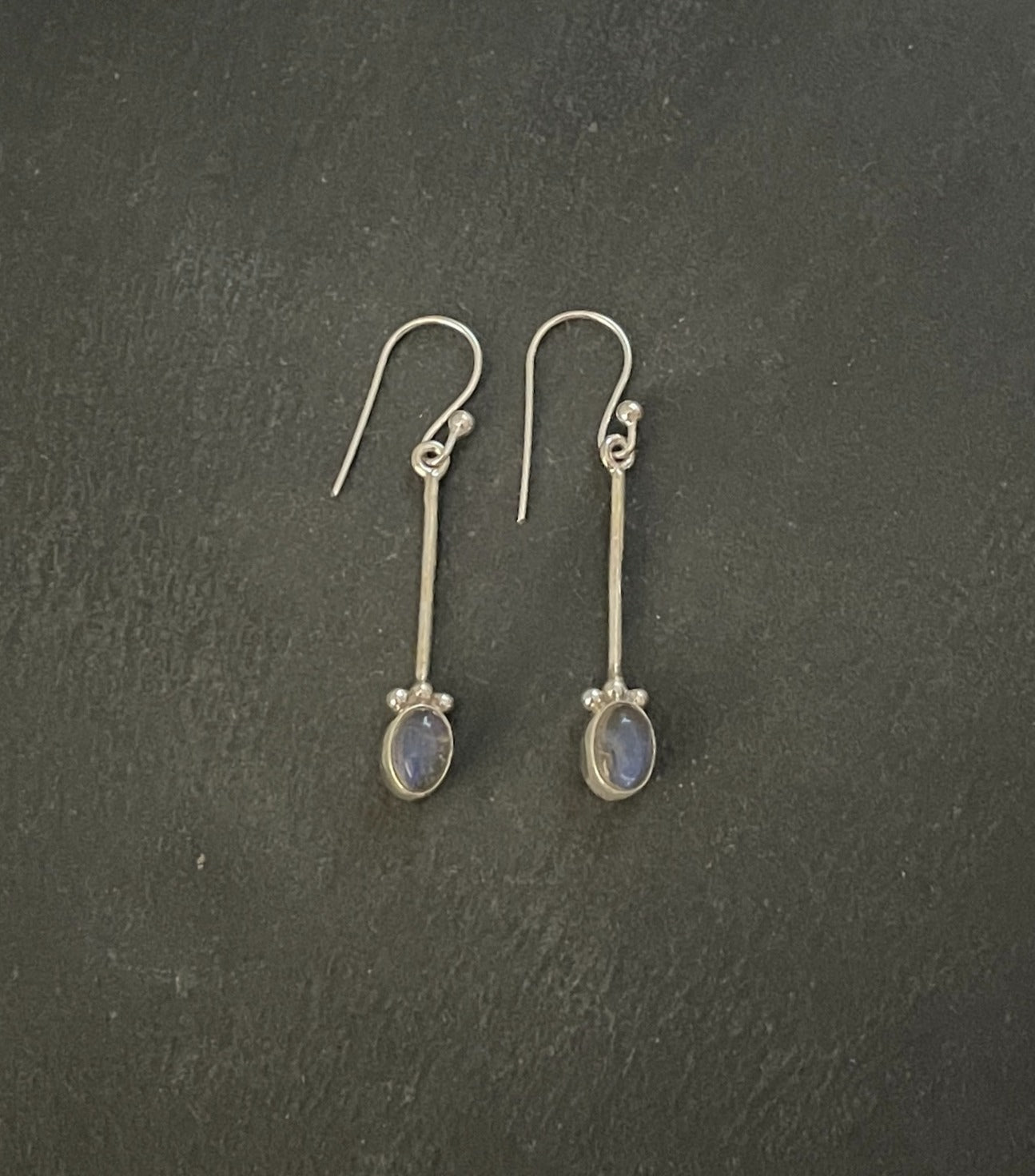 Labradorite and Silver Earrings image 0