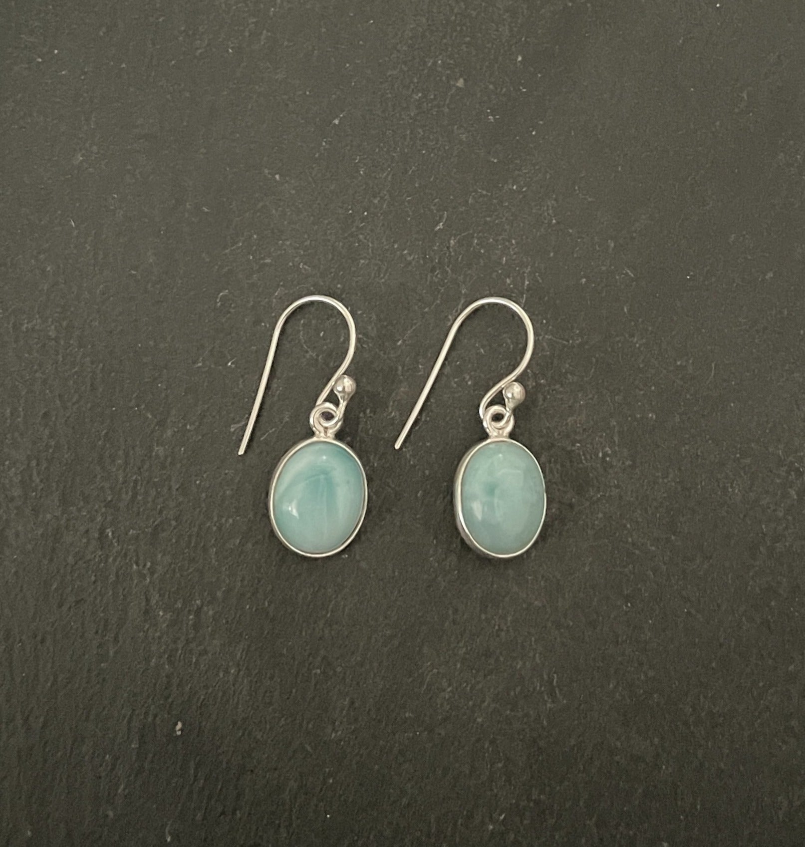Larimar Oval Earrings image 0