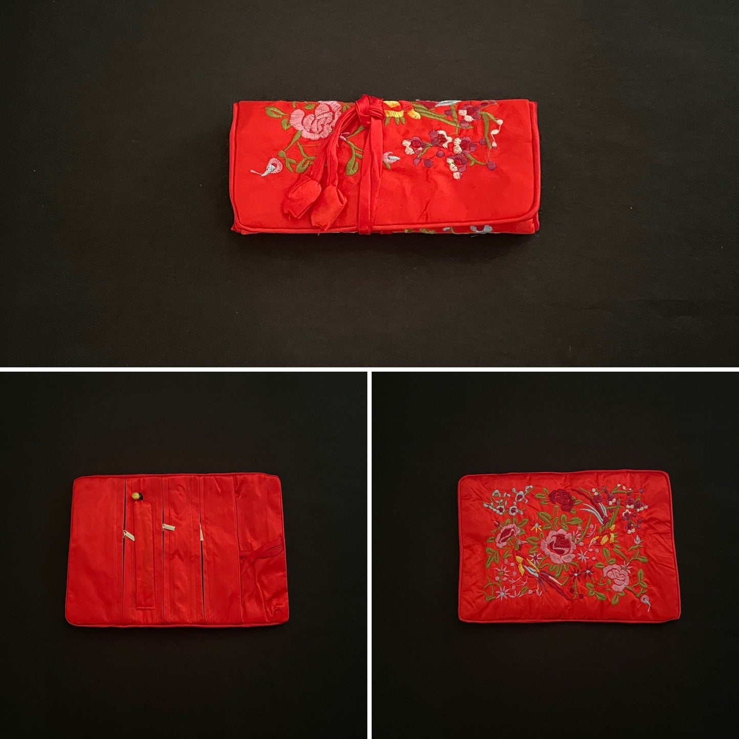 Red Flower Jewellery Wrap image 0
