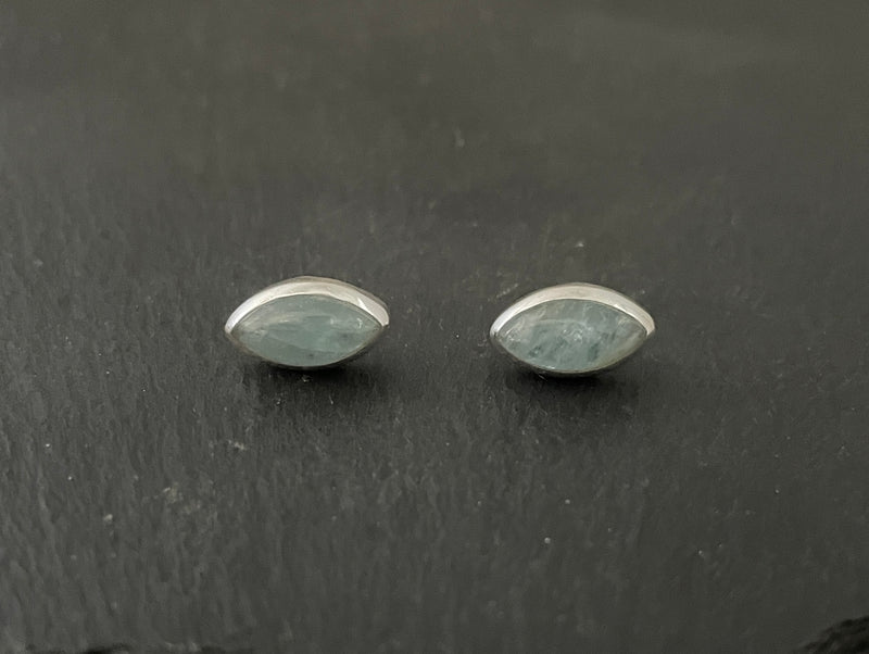 Aquamarine Stud Earrings image 0