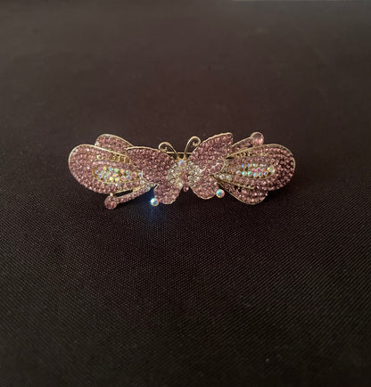 Sparkly Butterfly Hair Clip image 3