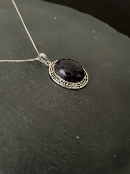 Amethyst Oval Pendant image 1