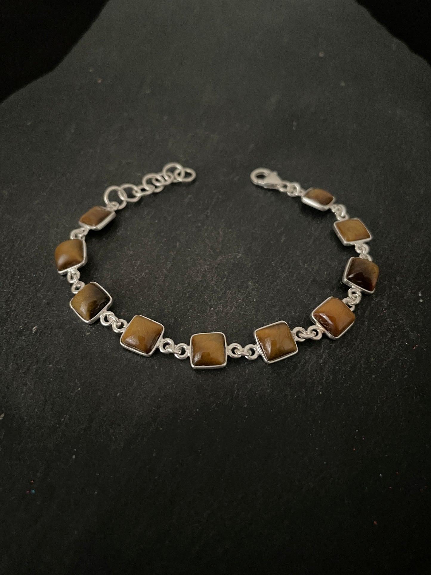 Square Tiger's Eye Bracelet image 0