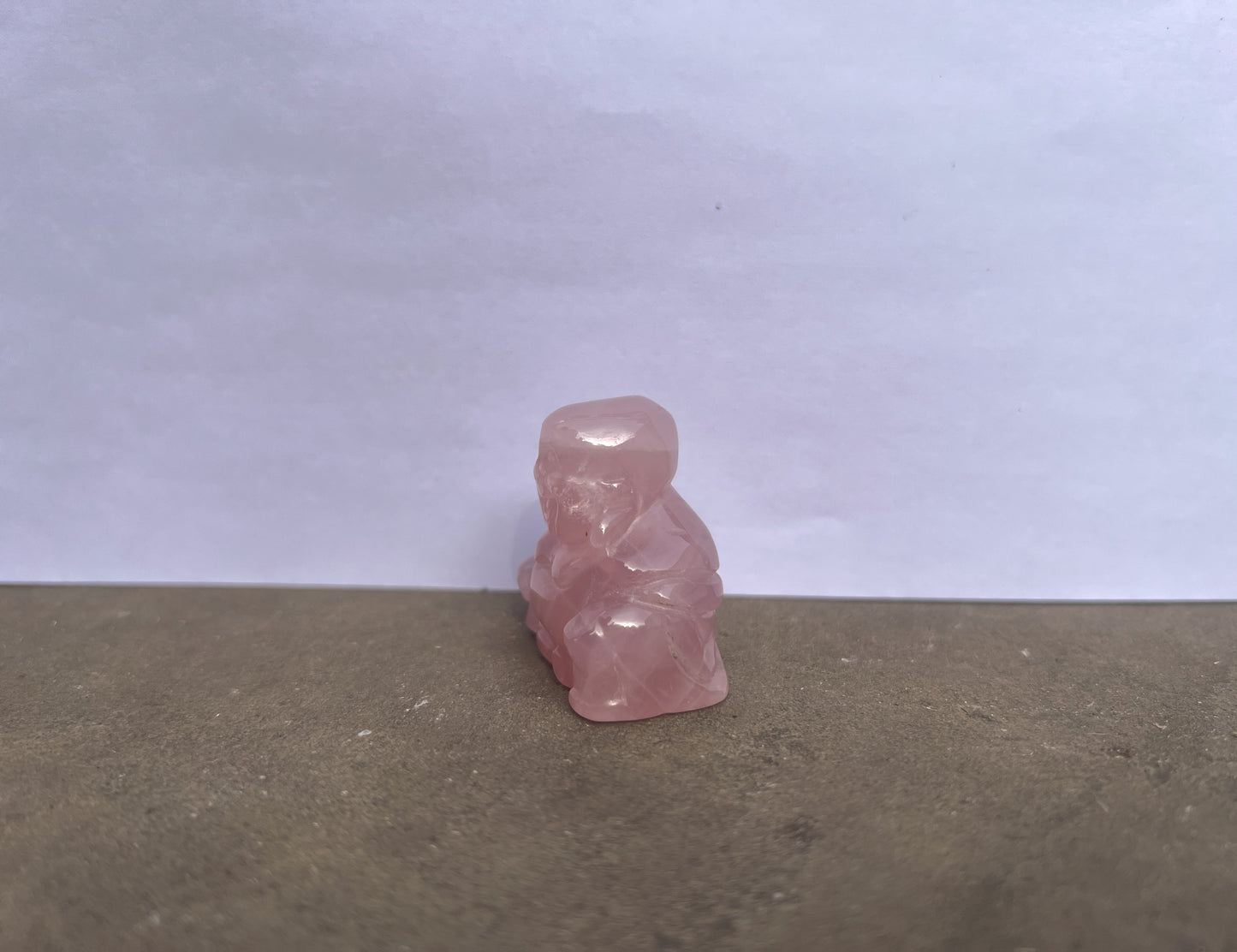 Rose Quartz Buddha image 1