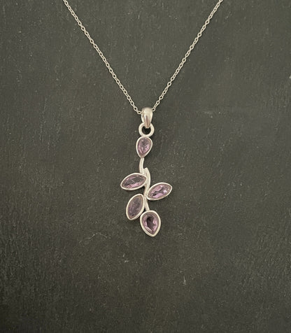 Amethyst and Silver Pendant image 0