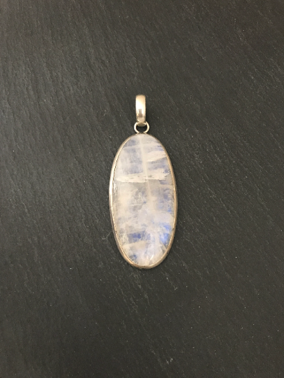 Large Oval Moonstone Pendant image 0