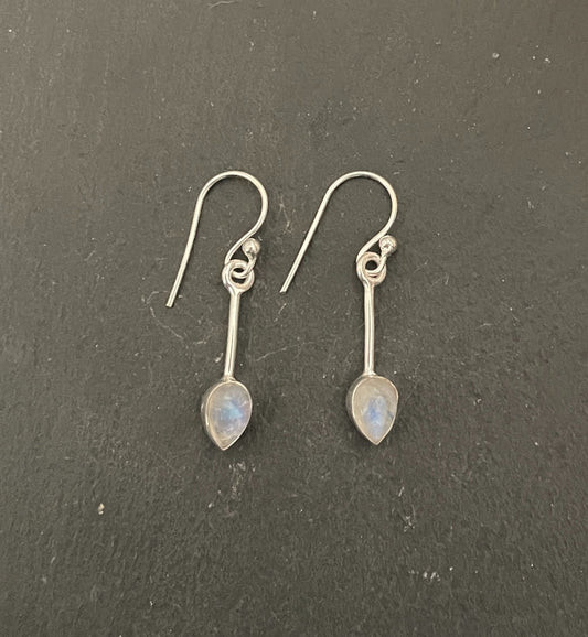 Moonstone Drop Earrings image 0