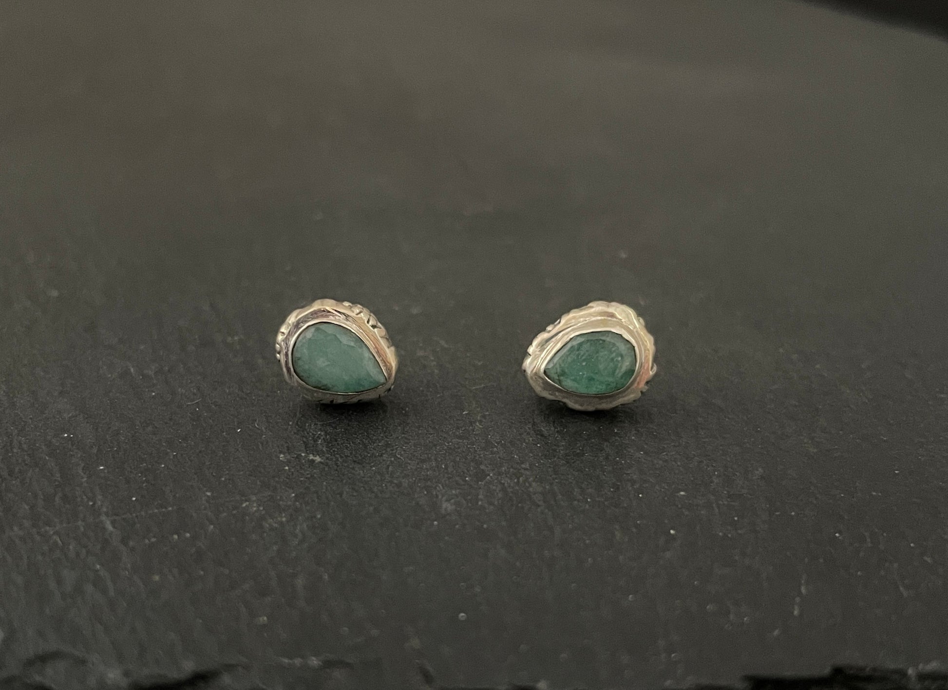 Emerald Stud Earrings image 0