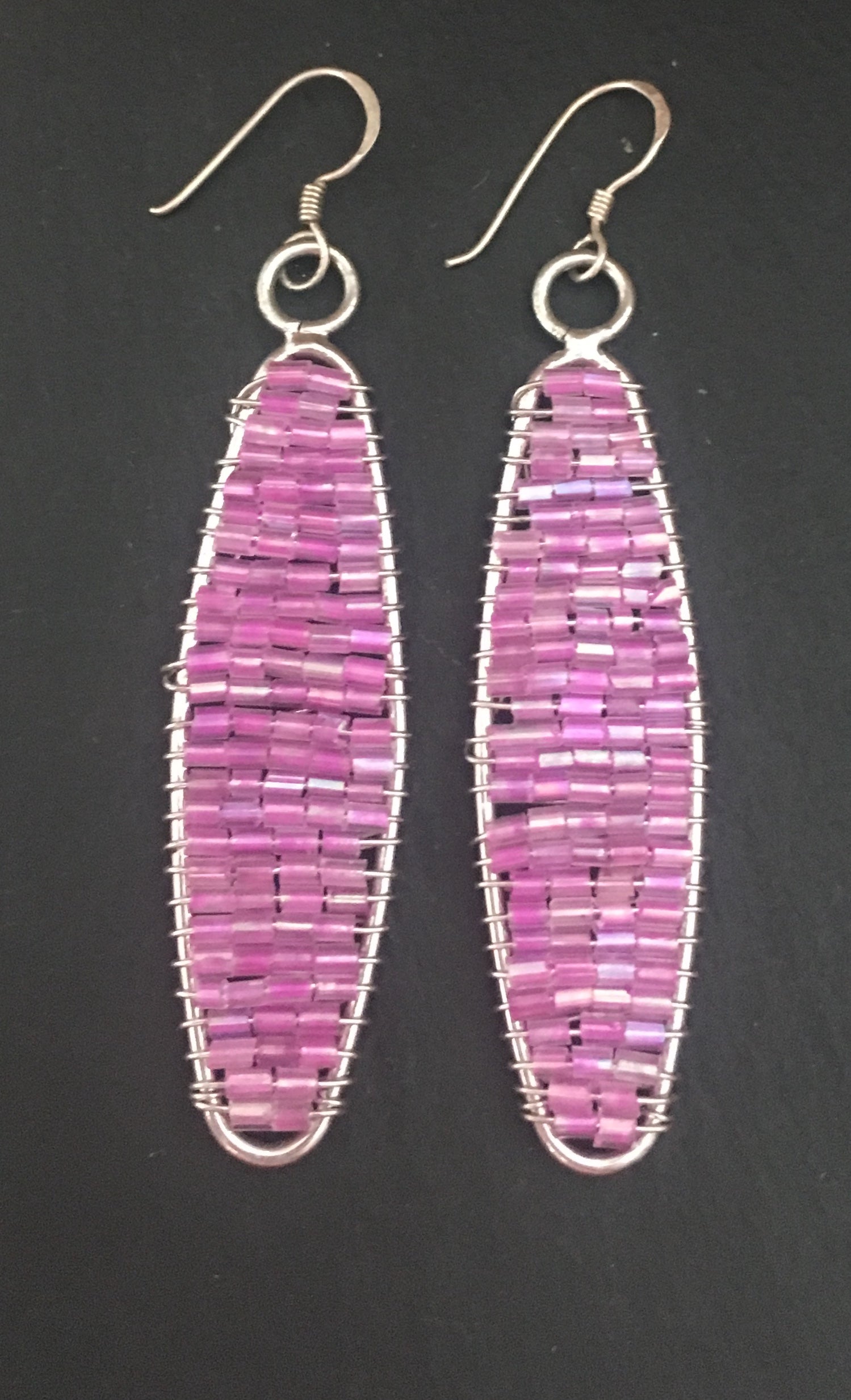 Line Bead Earrings image 2
