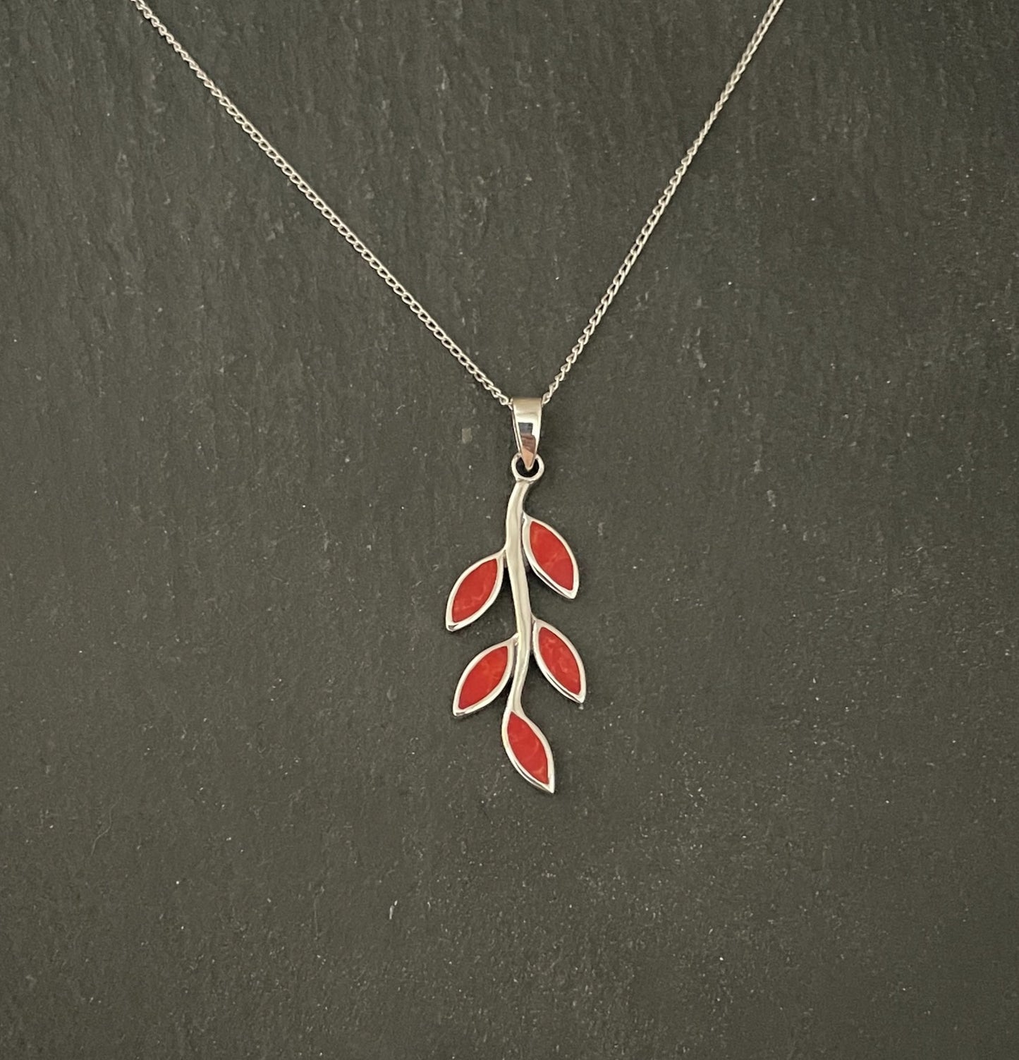 Coral Leaf Pendant image 0