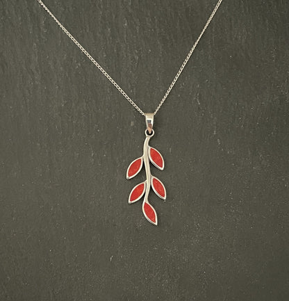 Coral Leaf Pendant image 0