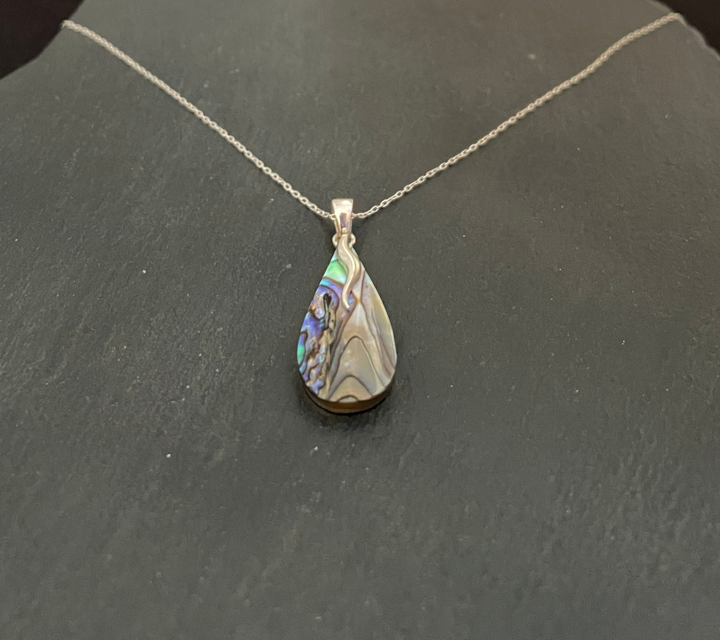 Paua Shell Teardrop Pendant image 1