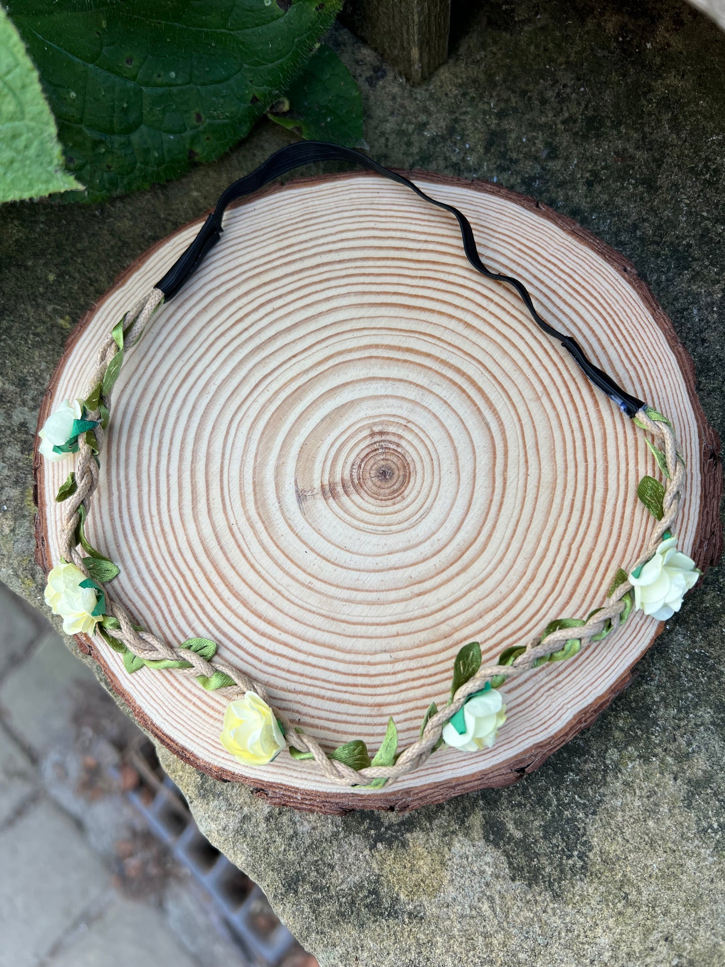 Yellow Flower Headband image 3