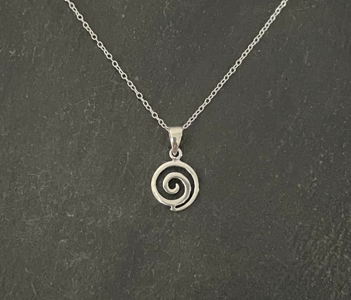 Silver Spiral Pendant image 0