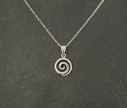Silver Spiral Pendant image 0
