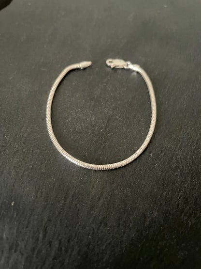 Sterling Silver Snake Chain Bracelet image 0