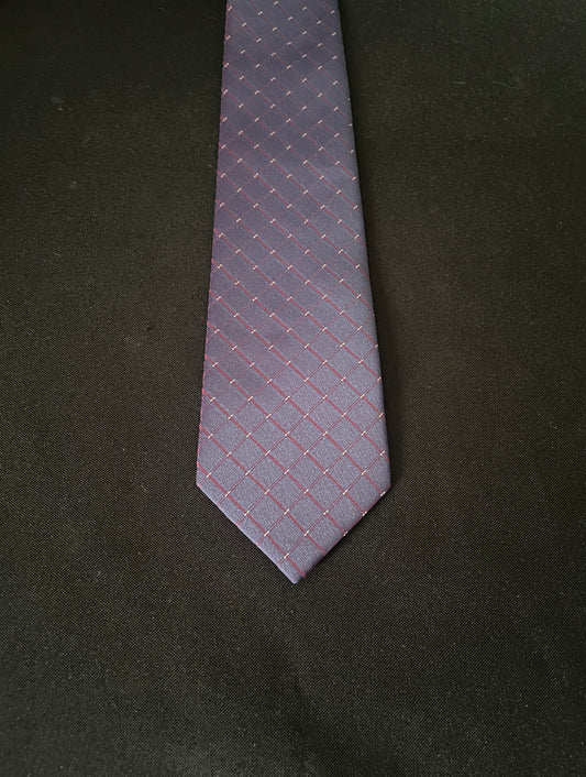Red and Dark Blue Tie image 0