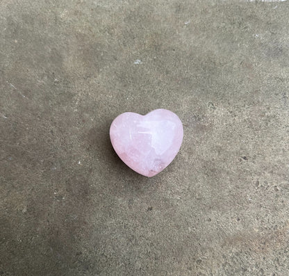 Rose Quartz Bubble Heart image 0