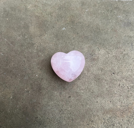 Rose Quartz Bubble Heart image 0