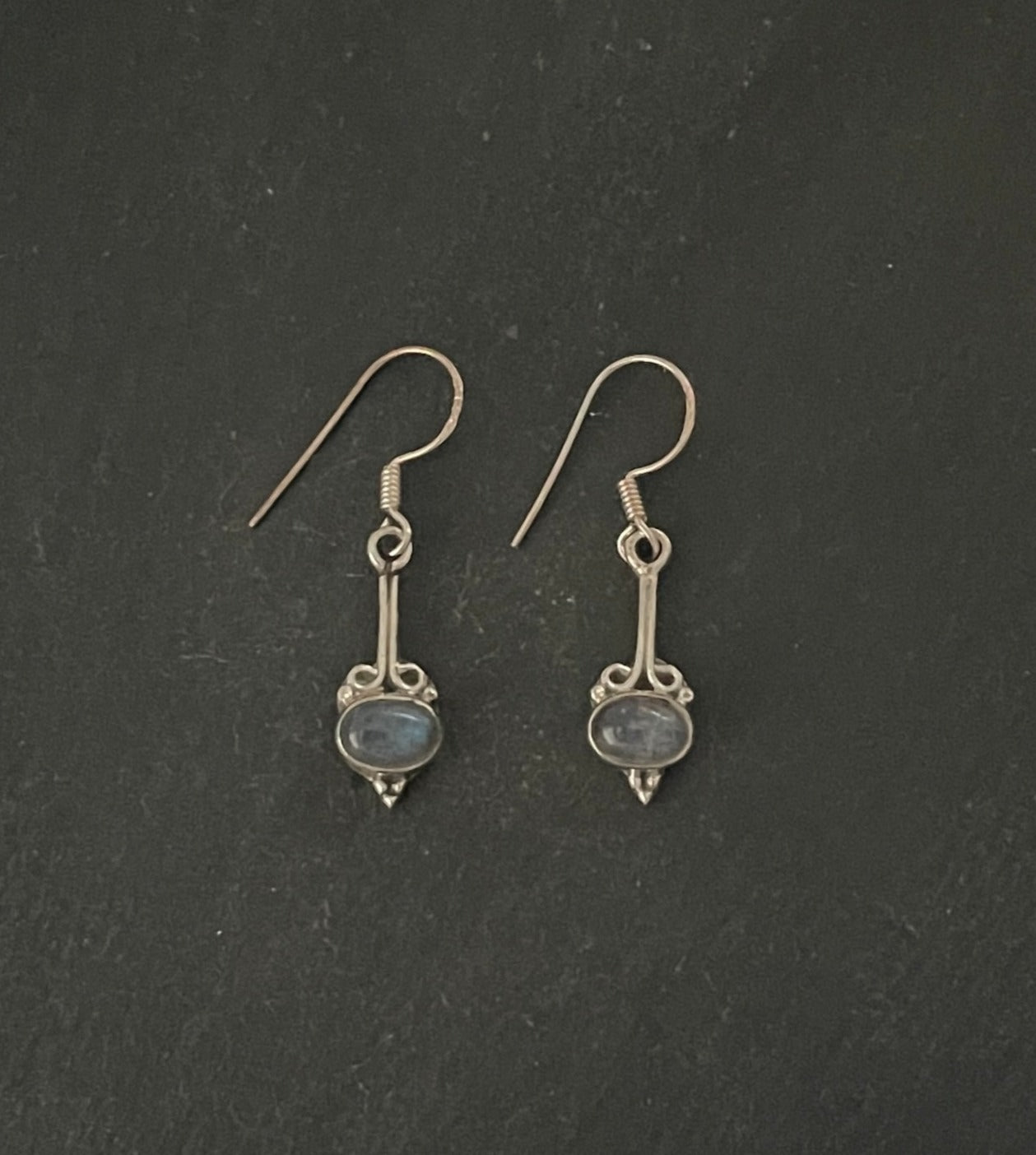Labradorite Oval Earrings image 0