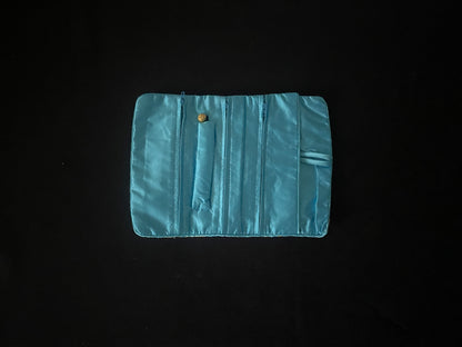 Light Blue and Gold Jewellery Wrap image 2