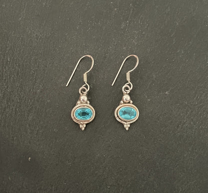 Blue Topaz Earrings image 0