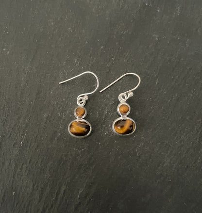 Tiger's Eye Earrings image 0