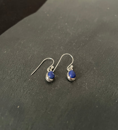 Lapis Lazuli Teardrop Earrings image 1