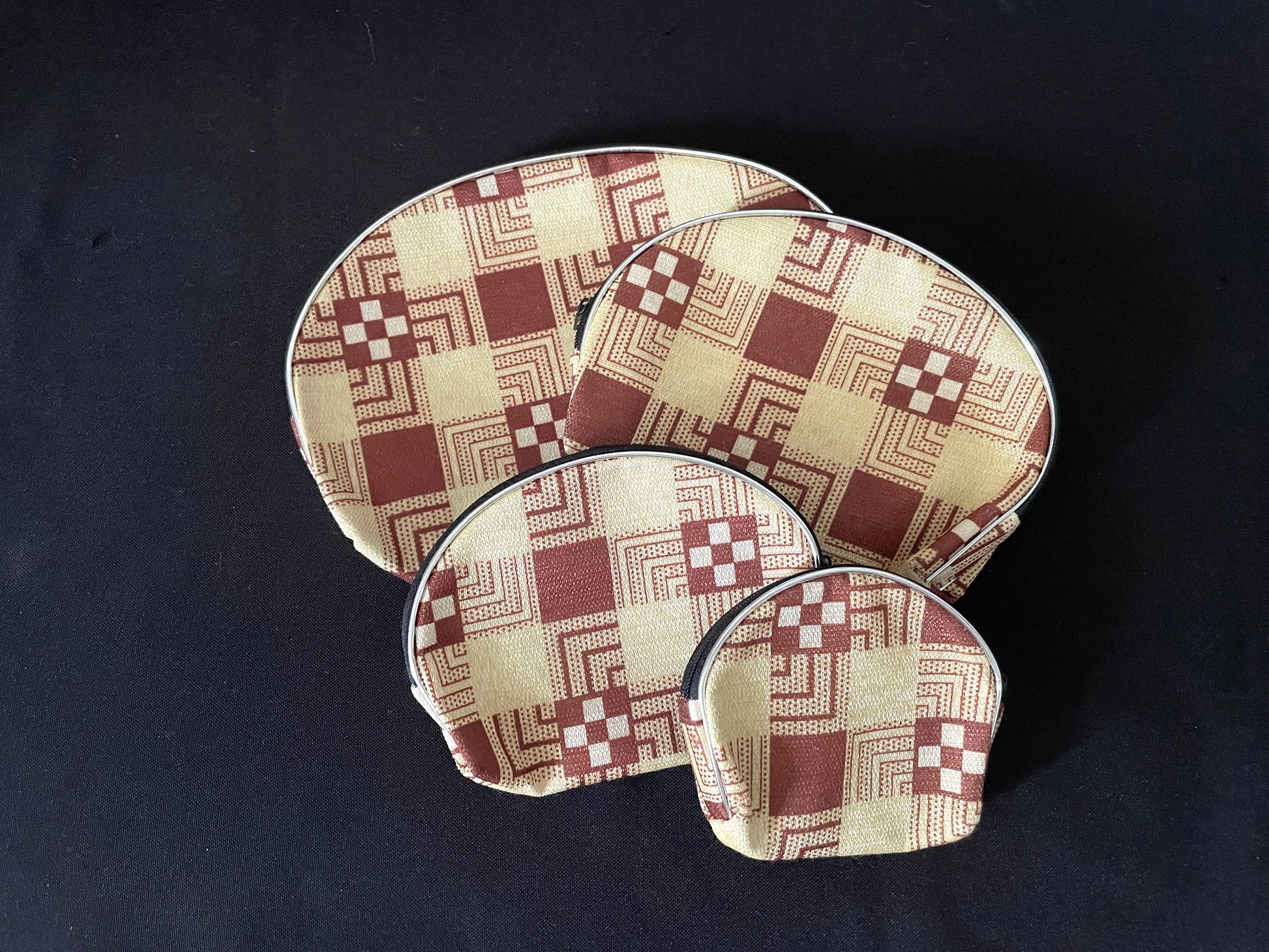 Set of 4 Brown Purses image 0