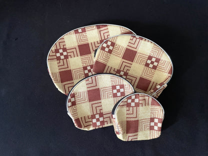 Set of 4 Brown Purses image 0