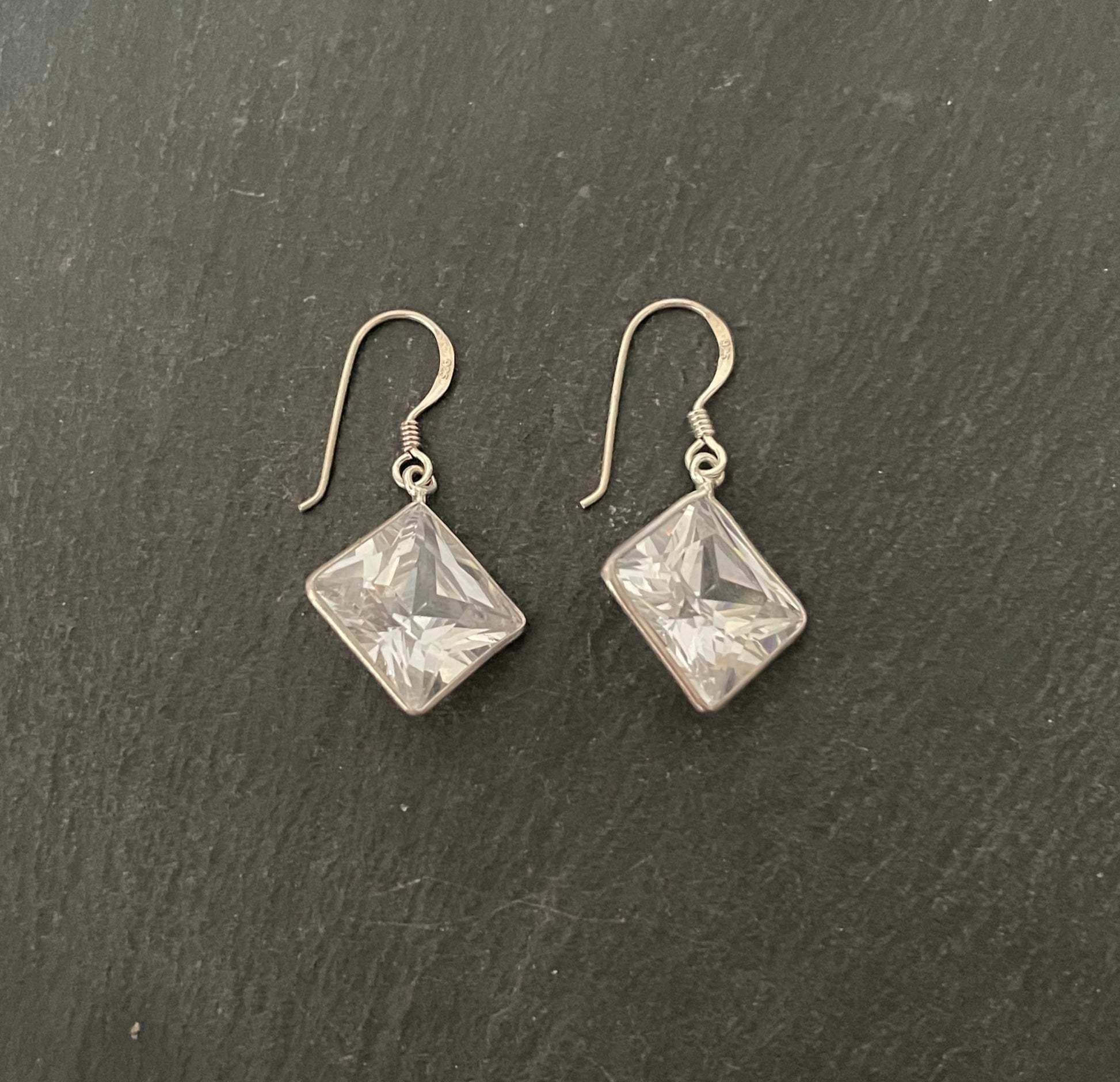 Cubic Zirconia Drop Earrings image 0