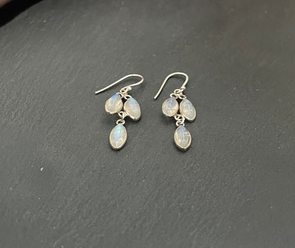 Moonstone Drop Earrings image 1