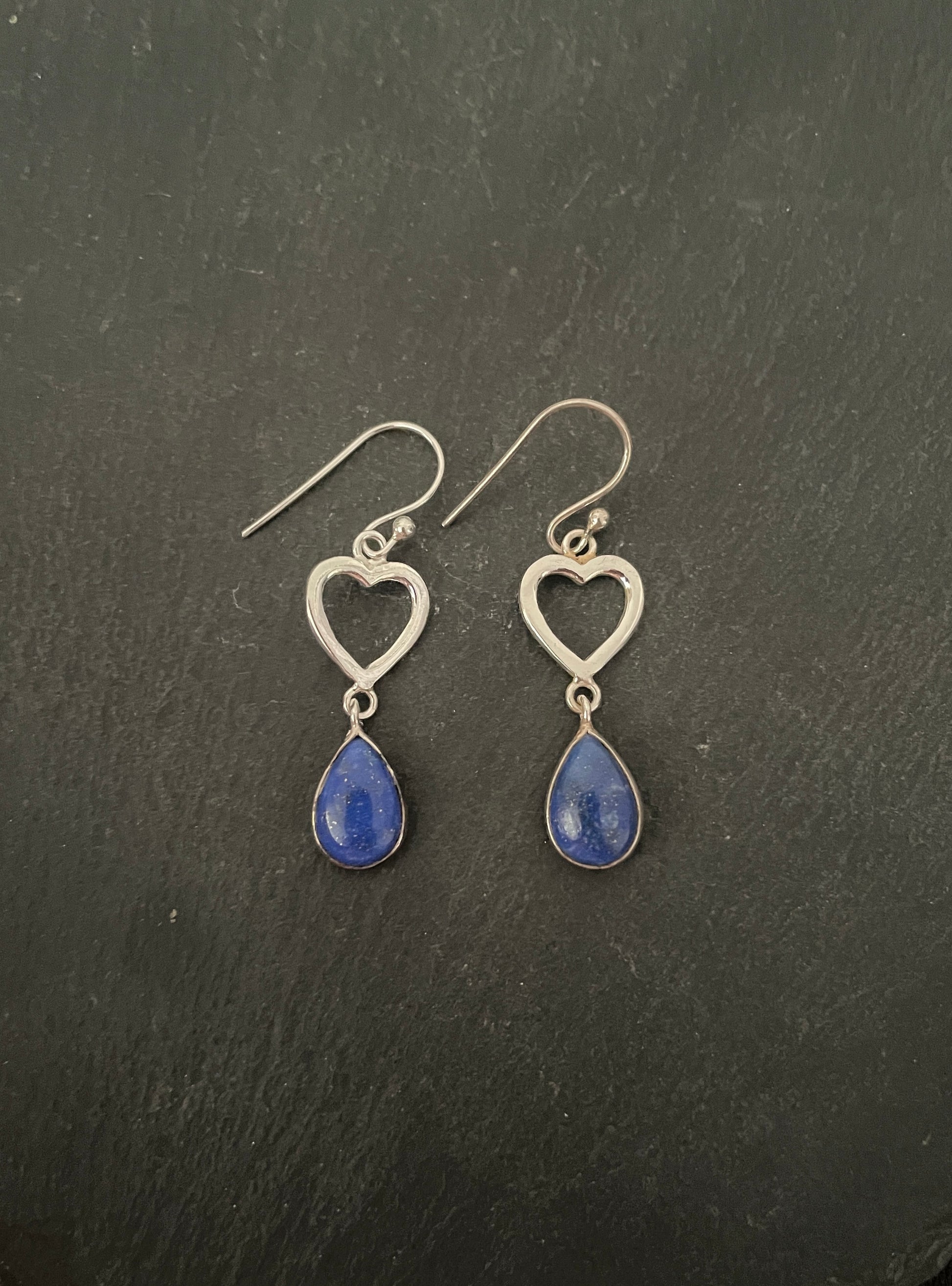 Lapis Lazuli and Silver Earrings image 0