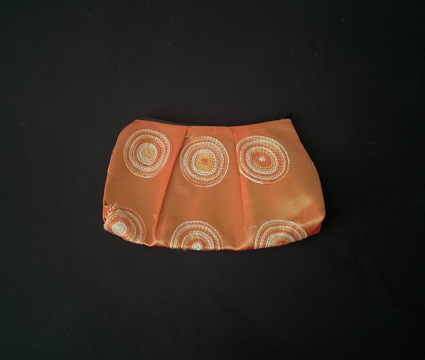 Orange Swirl Zip Purse image 0