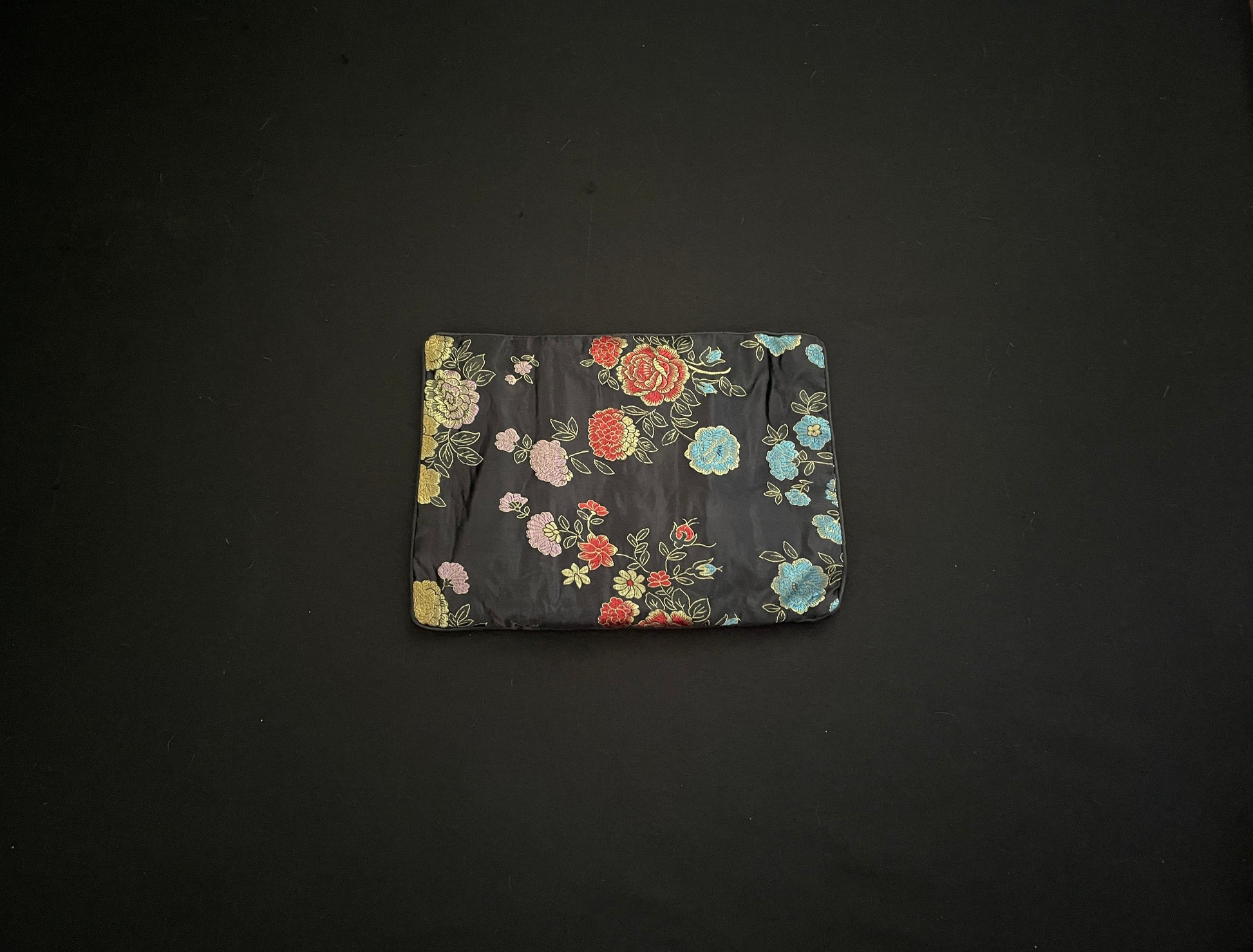 Black Flower Jewellery Wrap image 2