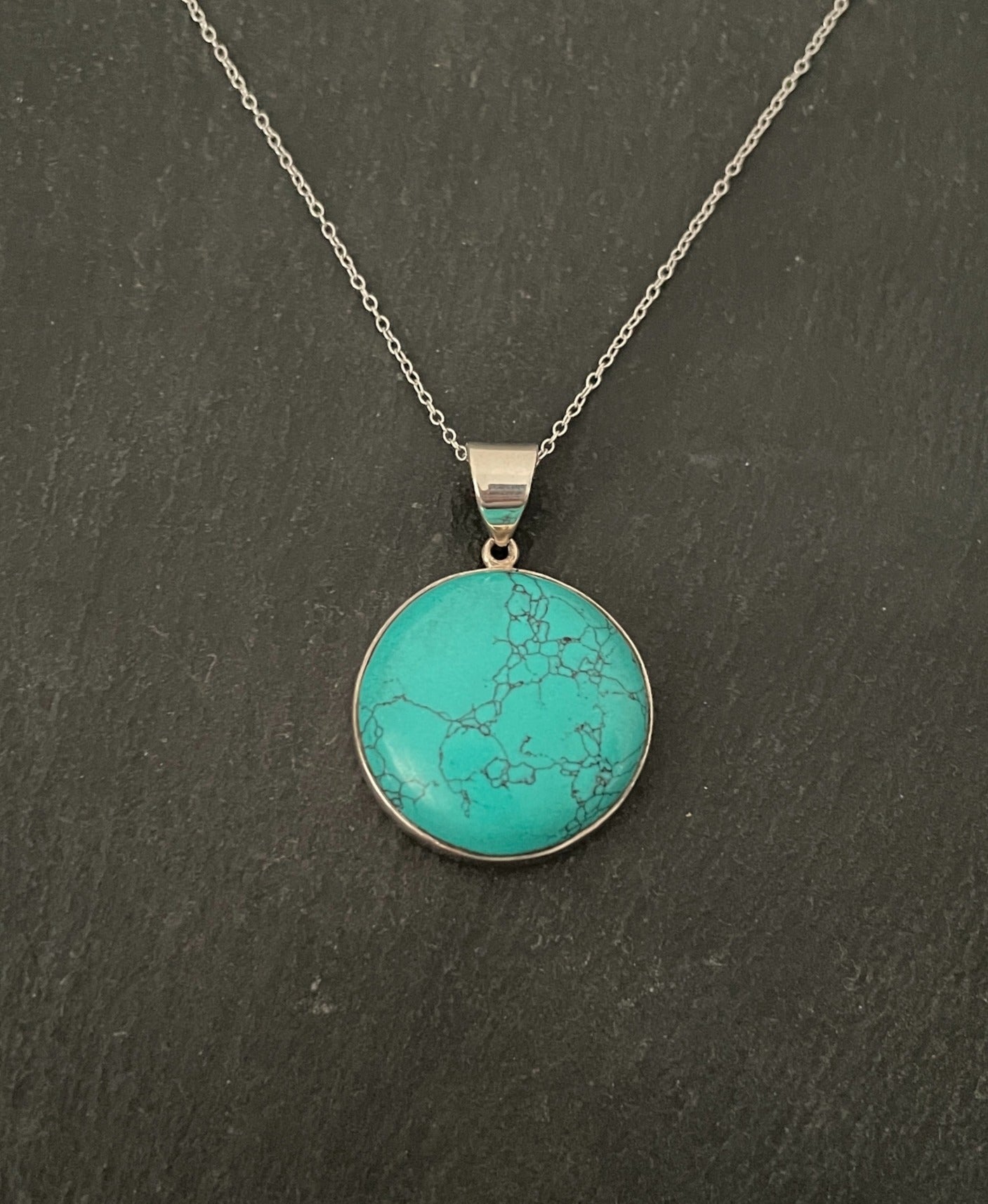 Turquoise Round Pendant image 0