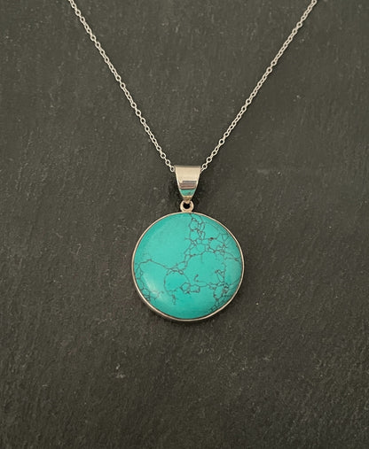 Turquoise Round Pendant image 0