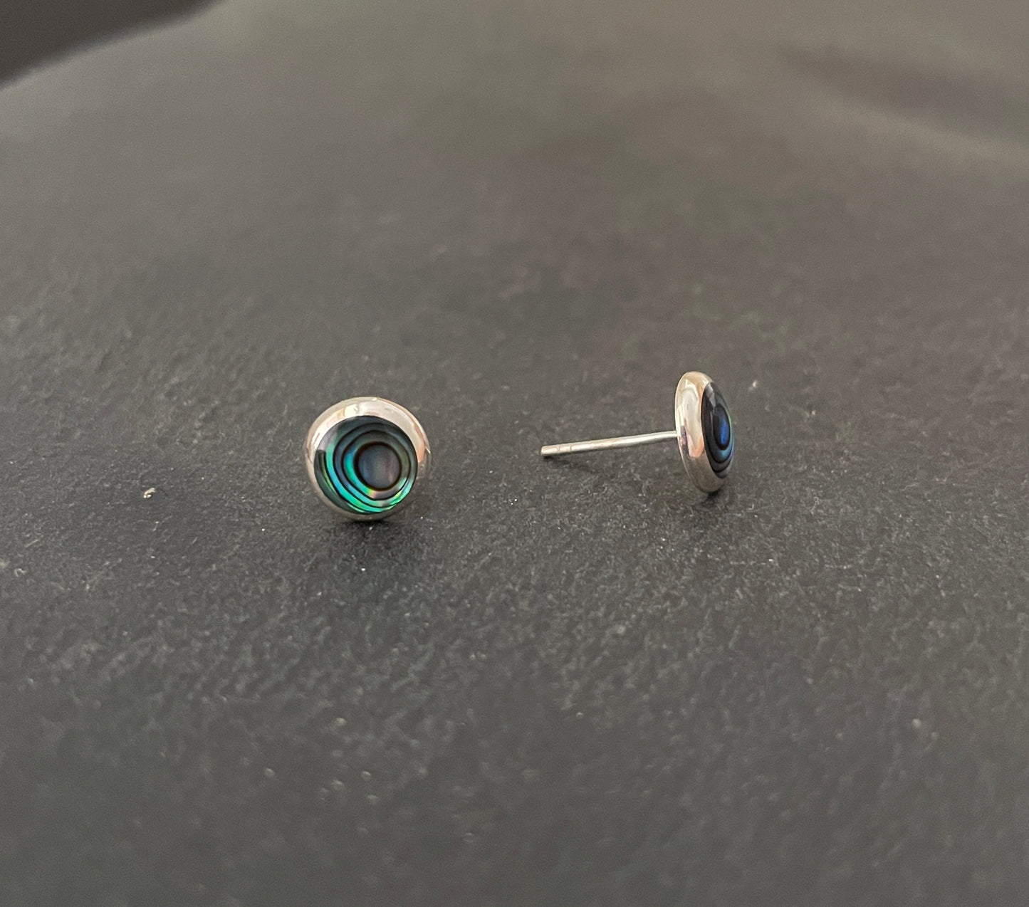 Paua Shell Round Studs image 1