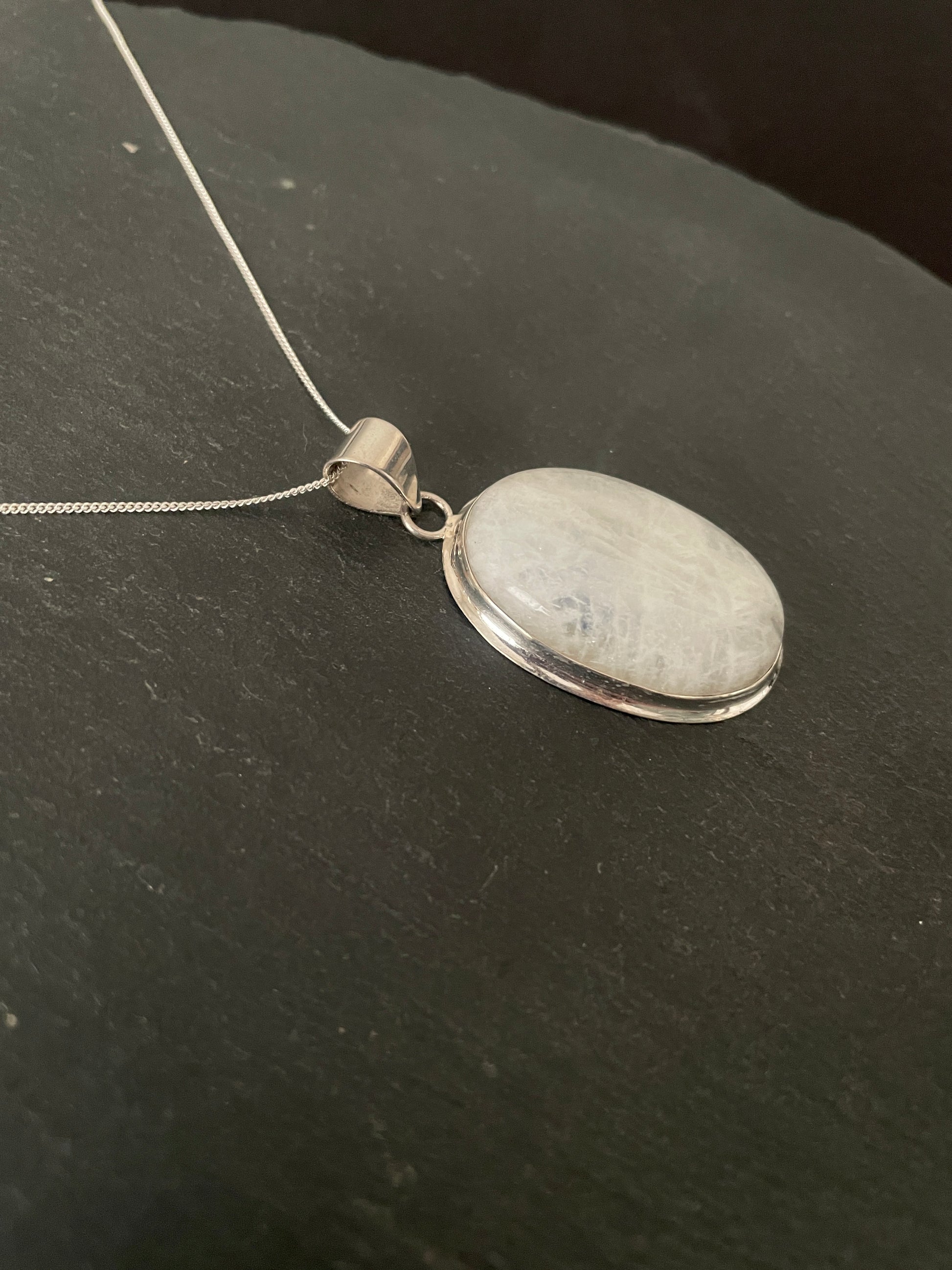 Large Oval Moonstone Pendant image 2